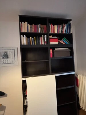 libreria doppio vano nera - Immagine 1 di 4