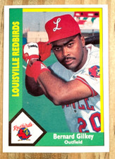 1990 CMC BERNARD GILKEY MINOR LEAGUE CARD#9 NM-MT CARDINALS BRAVES METS