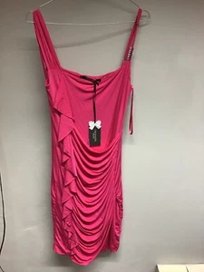CRISTINAEFFE FUXIA CEREMONY DRESS SIZE 44 NEW - Picture 1 of 16