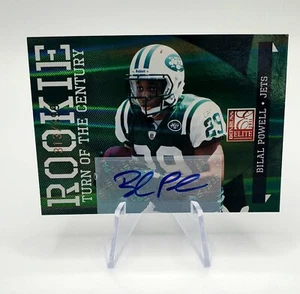 2011 Donruss Elite Turn of the Century Signatures Bilal Powell Rookie Auto RC - Picture 1 of 4