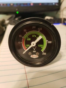 TAYLOR FORKLIFT 2734205 OEM GAUGE AIR PRESSURE 0-200PSI 2734-205 - Picture 1 of 8