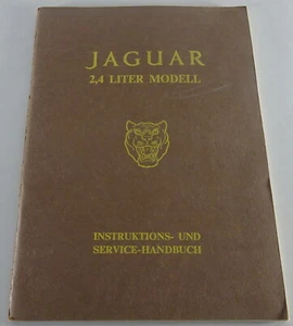 Operating Manual Jaguar Mark 1 / Mk. I 2.4 Liters Year 1955 - 1959 German - Picture 1 of 5
