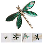 Gold Dragonfly Napkin Rings for Party Decor (Green)