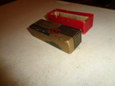 Vintage True Temper Al Foss No. 5 Shimmy Pork Rind Minnow Metal Lure in Box - Image 1 of 2