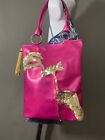 Pink Faux Leather Sequin Accent Shoulder Bag, Vintage Accessory for Her