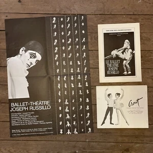 Le ballet théatre Joseph Russillo-Programme + Affiche-1979-Danse. - Picture 1 of 4