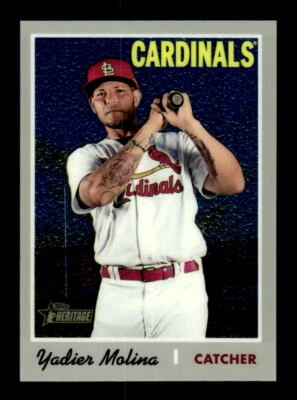 2019 Topps Heritage #THC-439 Yadier Molina Chrome #/999 - Image 1 of 2