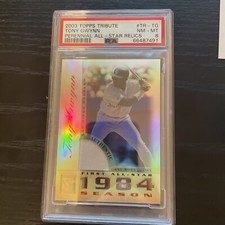2003 Topps Tribute Perennial All-Star Relics TR-TG Tony Gwynn PSA 8 JSY PADRES