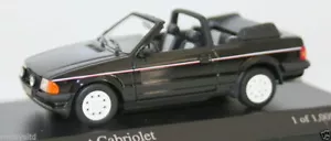 MINICHAMPS 1/43 - 400 085031 FORD ESCORT MK3 CABRIOLET 1983 - BLACK - Picture 1 of 3