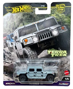 Hot Wheels Premium 2024 HW Car Culture Terra Trek 1/5 Gray Hummer H1 - Picture 1 of 11