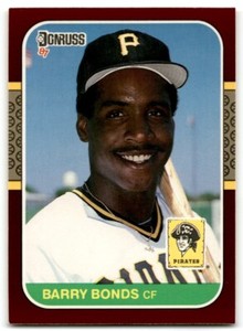 1987 Donruss Opening Day Barry Bonds Pittsburgh Pirates #163