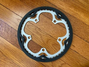 Brompton 50T Chainring & Guard SILVER EDITION / Spider Chainwheel Chainring - Picture 1 of 2