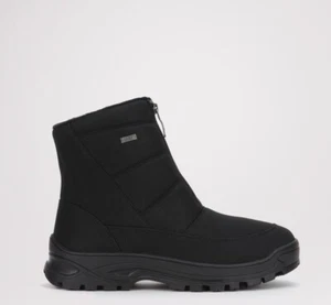 NWB Pajar Black Icepack Ice Gripper Zip Front Snow Boots Size 46 US 12 - Picture 1 of 21