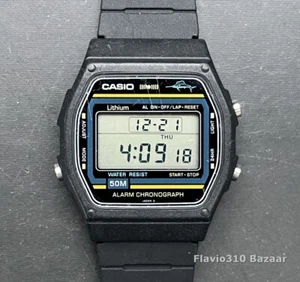 Rare 1980 Vintage CASIO W-24 A (248) MARLIN Japan KU 34mm Watch - New Battery - Picture 1 of 8