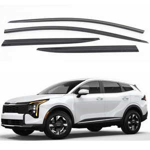 Smoke Black Side Window Visors Wind Deflector for 2026 Sportage, Sportage Hybrid - Picture 1 of 10