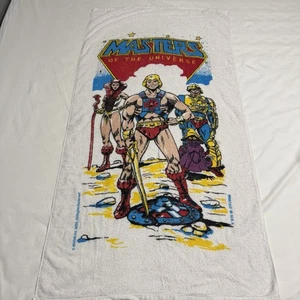 Vintage 80’s He-Man MOTU 54"x28.5" Beach Towel Masters Of The Universe 1985 VG+ - Bild 1 von 8