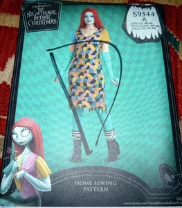 NEW Adult Costume NIGHTMARE BEFORE CHRISTMAS Sally Sewing Pattern XS-XL UC - Foto 1 di 2