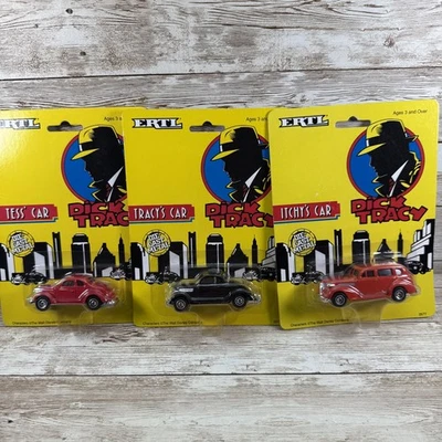 Литые металлические автомобили ERTL Dick Tracy Tess Tracy Itchy набор 1990 - Изображение 1 из 4