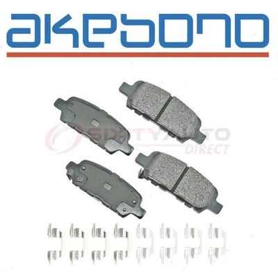Akebono Pro-ACT Rear Disc Brake Pad Set for 2013-2016 Nissan Pathfinder - pz - Image 1 of 4