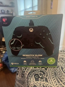 REMATCH GLOW Advanced Wired Controller: Titan Steel Blue - Precision Gaming Tool - Picture 1 of 3