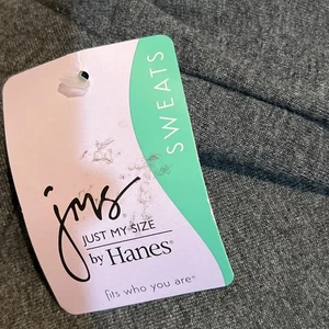 Just My Size 1X Sweatshirt Jacke Kapuze Eco Smart Sweats Reißverschluss vorne schwarz - Bild 1 von 8