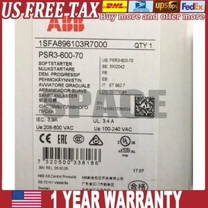 NEW ABB PSR360070 Soft Starter PSR3-600-70 US Free TAX - Picture 1 of 2