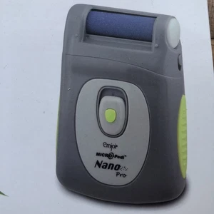 Emjoi Micro-Pedi Nano The Portable Pedicure Battery Operated Gray Cordless NIB - Picture 1 of 13