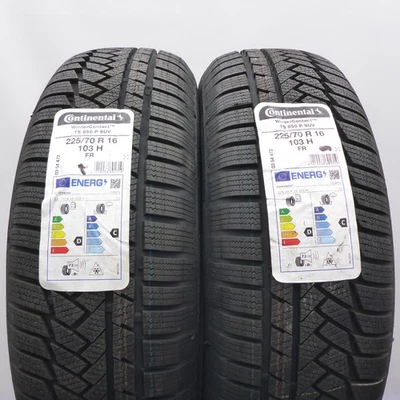 225 70 16 2x Continental 225/70 R16 103H SUV Neumáticos 2022 Completo Wie Nuevo - Imagen 1 de 4