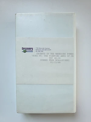 Secrets of the Warriors Power Kung Fu Fighting Arts of China Production VHS 1997 - Image 1 of 4