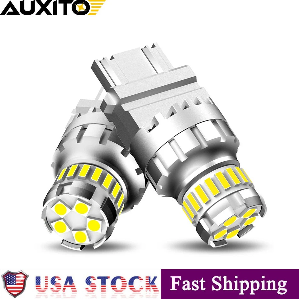 Luz de reversa LED blanca 2 bombillas para Lincoln Town Car 1989-2011 3157 6500K Foto 1 de 4