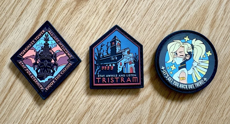 Blizzard Employee ONLY Holiday Gift Patch Set World Of Warcraft — Blizzcon 2023 - Imagem 1 de 4