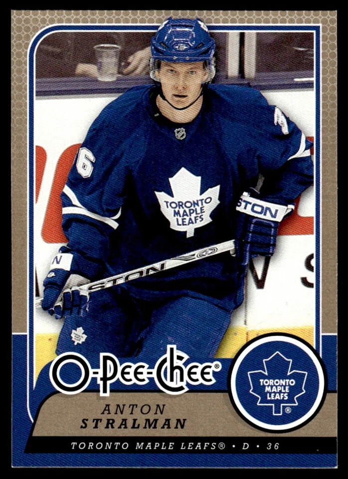 2008-09 O-Pee-Chee Anton Stralman Toronto Maple Leafs #152 - Image 1 of 2