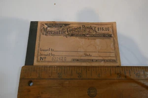 Vintage Mercantile Coupon Book 15.00 Southern Coupon Co B'Ham Ala U.S.A - Picture 1 of 7