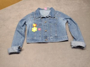 The Wonderful World Of Disney Girls Blue Denim Jacket Size XL 14/16 - Picture 1 of 16