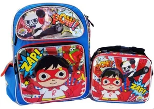 Ryan's World 16" Large Backpack & Insulated Lunch Bag - Picture 1 of 8
