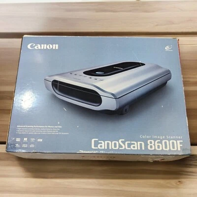 Canon CanoScan 8600F Flatbed Portable USB Document Photo Color Scanner Tested - Image 1 of 4