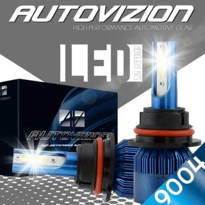 AUTOVIZION LED HID Headlight kit 9004 HB1 6000K for 1989-1991 GMC Tracker - Picture 1 of 12