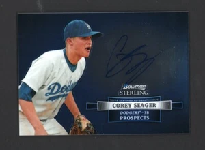 Tarjetas de novato Corey Seager 2012 de Bowman Sterling Rc - Imagen 1 de 2
