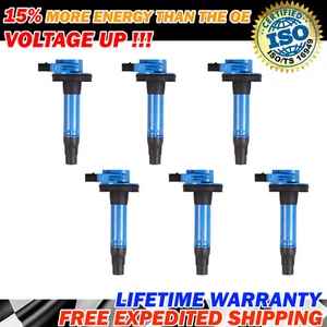 Dark Blue Ignition Coil Fits Ford 07-18 150 250 F-150 Flex Edge 350 3.7L V6 - Picture 1 of 5