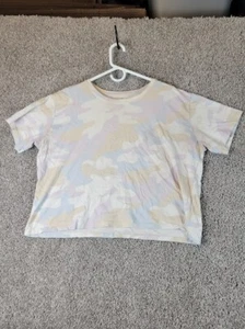 T-shirt Hollister XL mimetica pastello - Foto 1 di 6