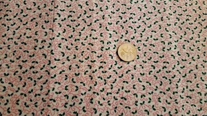 COTTON FABRIC HOLLY LEAVES ON WHITE BY FABRIC TRADITIONS 1YD - Picture 1 of 2