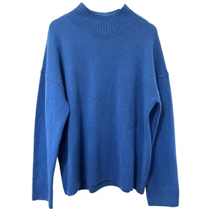 RAILS Womens Sasha Wool Cashmere Sweater Size XXL Blue Classic Quiet Luxury NEW - Picture 1 of 8