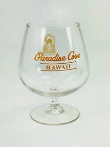 Vintage Paradise Cove Hawaii Brandy Sniffer Mixed Drink Cocktail Glass 20oz Bar - Picture 1 of 8