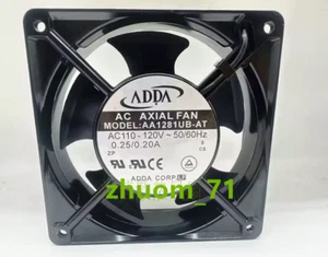 1PC ADDA 12038 AA1281UB-AT 110-120V 0.25/0.26A 120*38MM cooling fan - Picture 1 of 3