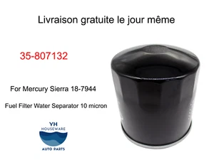 35-807132 For Mercury Sierra 18-7944 Fuel Filter Water Separator 10 micron - Picture 1 of 6