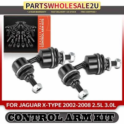 Barra estabilizadora trasera izquierda y derecha 2 piezas para Jaguar X-Type 2002 2003 2004-2008 Foto 1 de 4