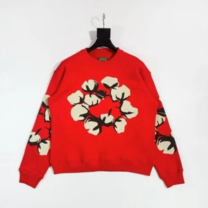 Denim Tears x CPFM Red Crewneck Size XL🔥 New (Ship TODAY) 🚀*NEW* ✅LEGIT✅ - Picture 1 of 9