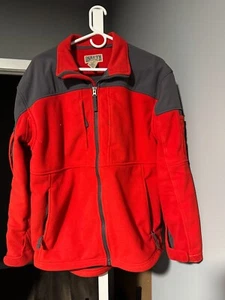 Duluth Trading Herren Shoreman's Fleece Gridlock Jacke Medium rot - Bild 1 von 2
