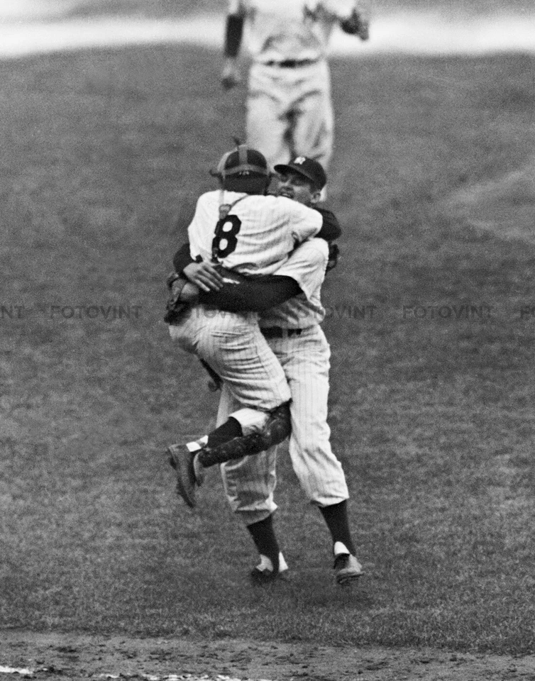 DON LARSEN YOGI BERRA Photo Picture WORLD SERIES PERFECT GAME 8x10 or 11x14 - Image 1 of 1