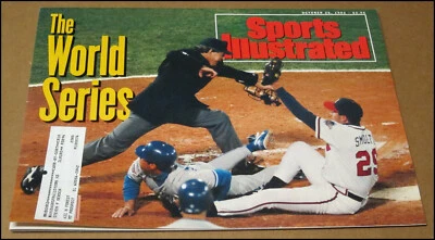 10/26/1992 Sports Illustrated World Series Atlanta Braves vs Toronto Blue Jays - Image 1 of 4